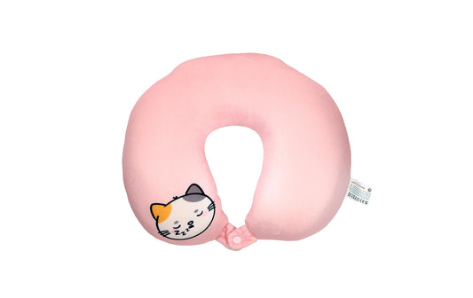 Plüsch-Reisekissen Katze 2 in 1