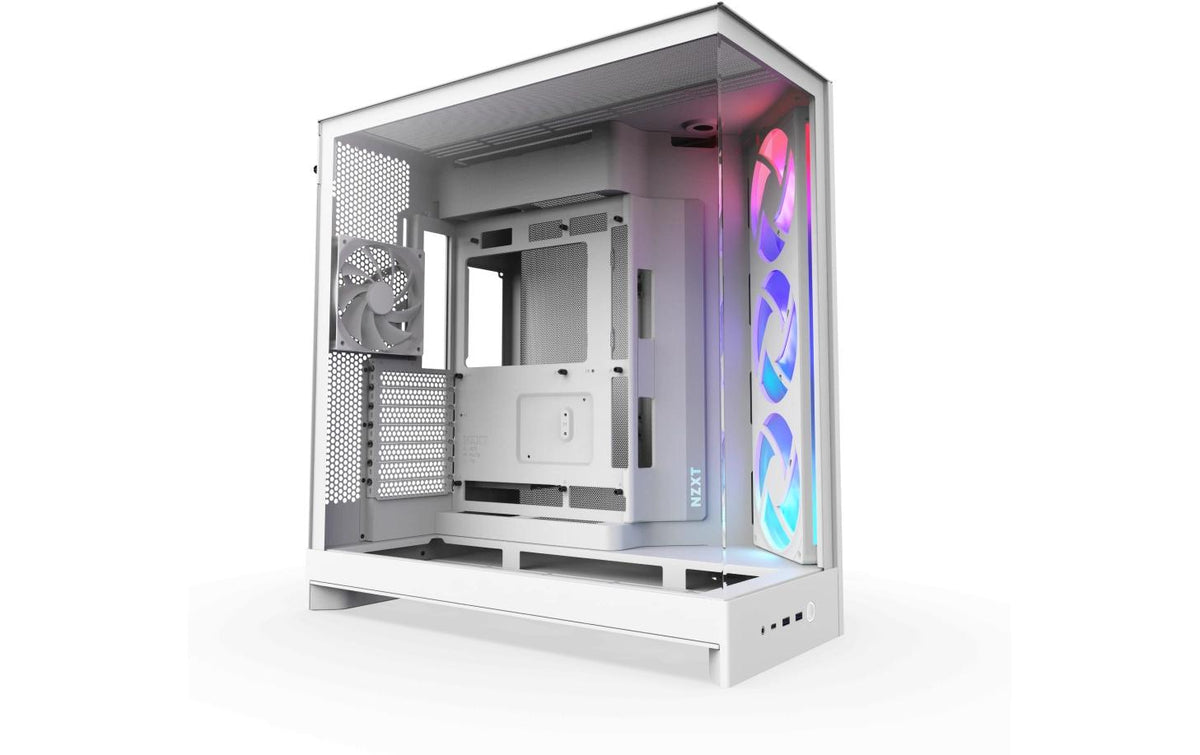 NZXT H9 Flow 2025 RGB Weiss
