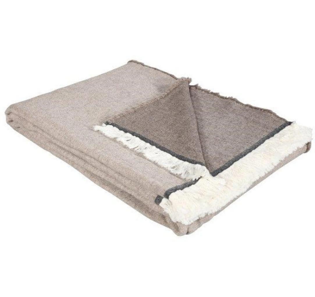 Eskimo Decke Lily 140x200 cm, Taupe-Braun