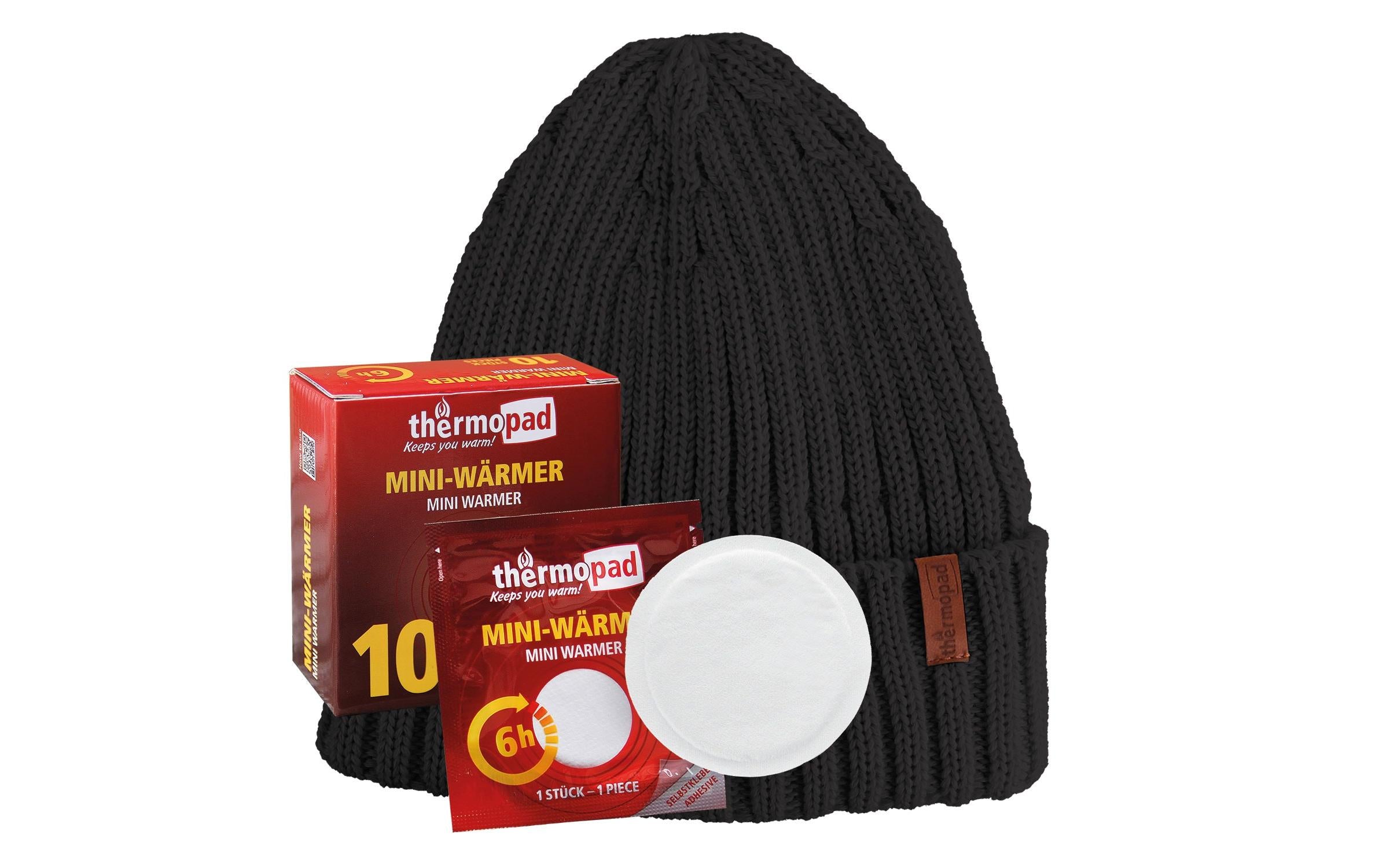 Thermopad BEANIE Merino inkl. 10 Miniwärmer