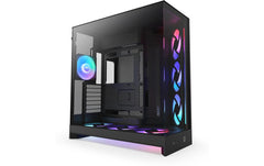 NZXT | H9 Flow 2025 RGB+ Schwarz | E-ATX, 6x 2.5, 2x 3.5, RGB