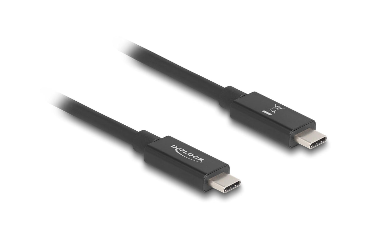 Delock USB4 80 Gbps koaxial 0.5m