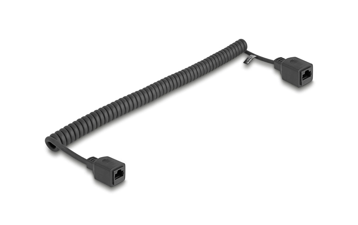 Delock RJ45 Spiralkabel Cat.5e UTP