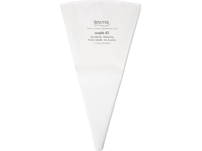Städter | Spritzbeutel Profi | 45 cm weiss souple Nylon