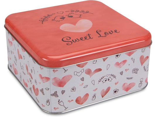 Städter | Gebäckdose Sweet Love | 16.5x16.5x8 cm