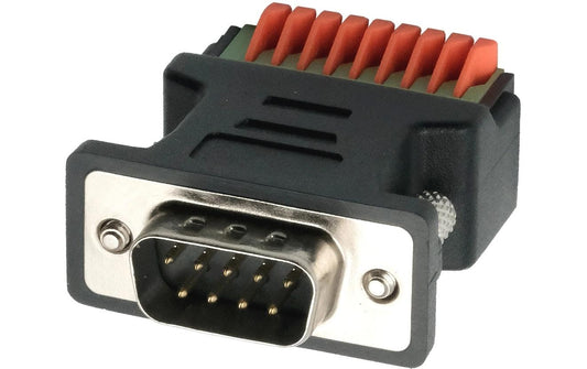 EXSYS EX-49110, DB9 zu Terminal Block, 9Pin