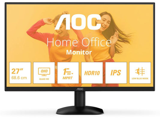 AOC | 27 Q27B35E, IPS, 2560 x 1440 75 Hz | HDMI, DP, HDR10