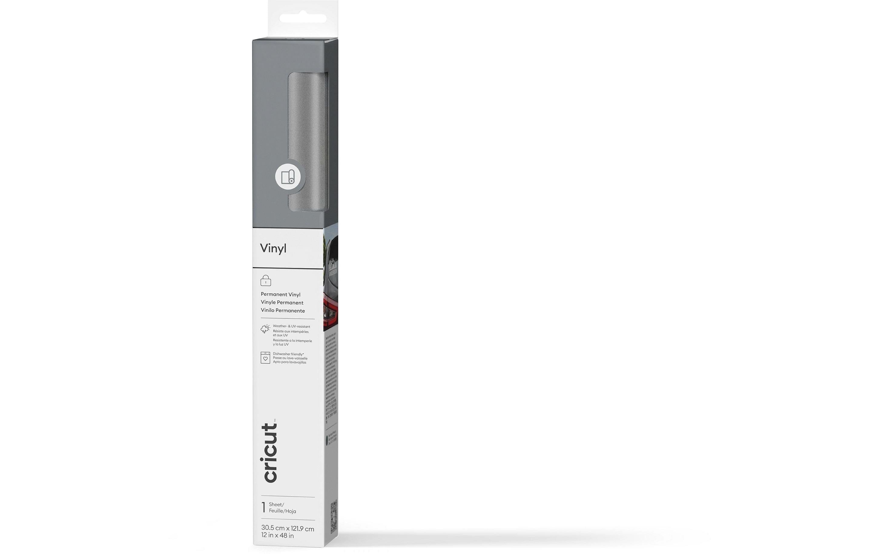Cricut Vinylfolie Permanent Silber