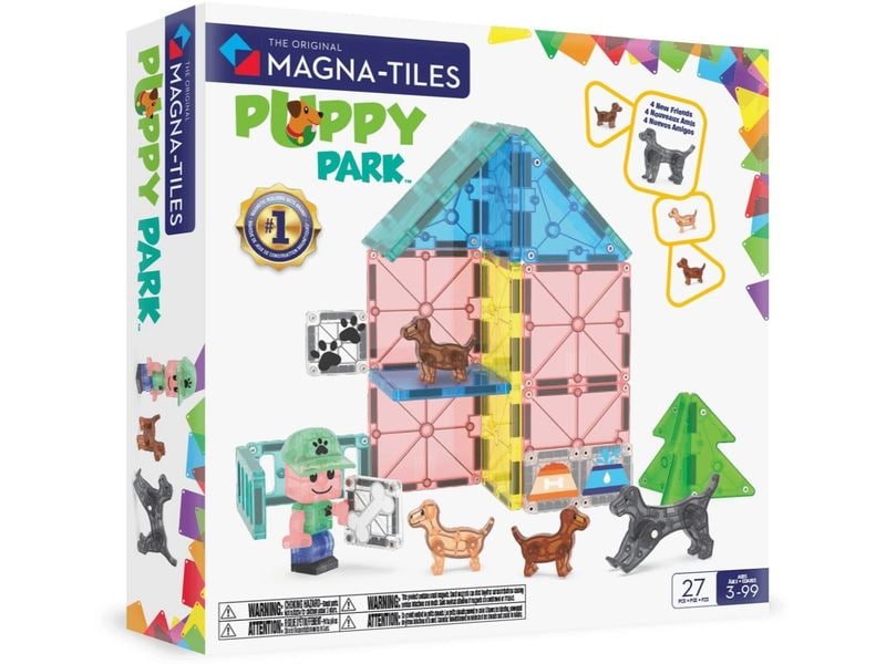 Magna-Tiles | Puppy Park | 27 Teile