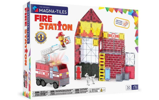 Magna-Tiles Fire Station