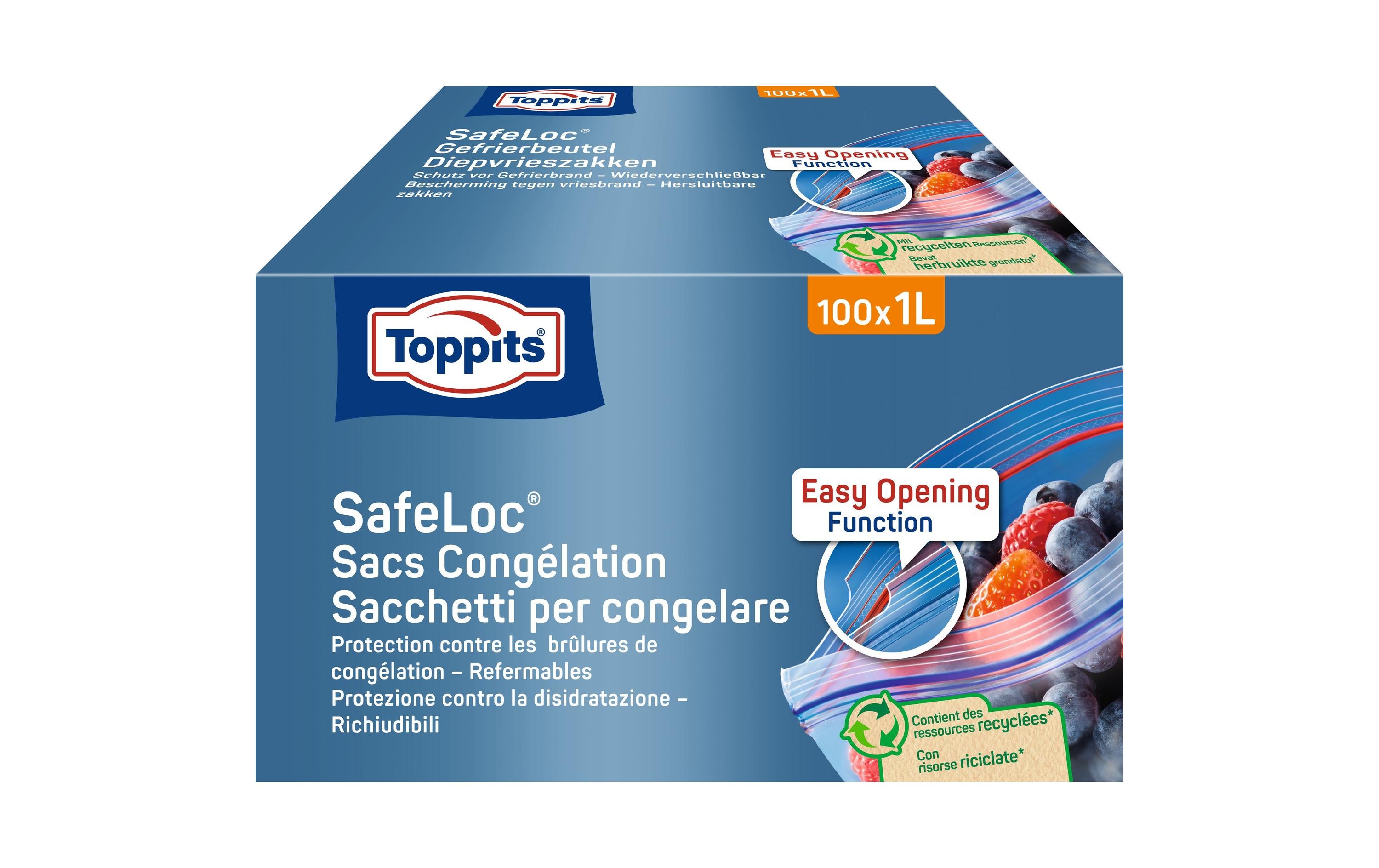 Toppits Gefrierbeutel 1 Liter Multipack