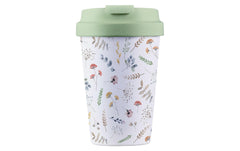 BioLoco | Outdoor-Becher Easy Cup -Watercolo | 350ml, wiederverschliessbarer Deckel