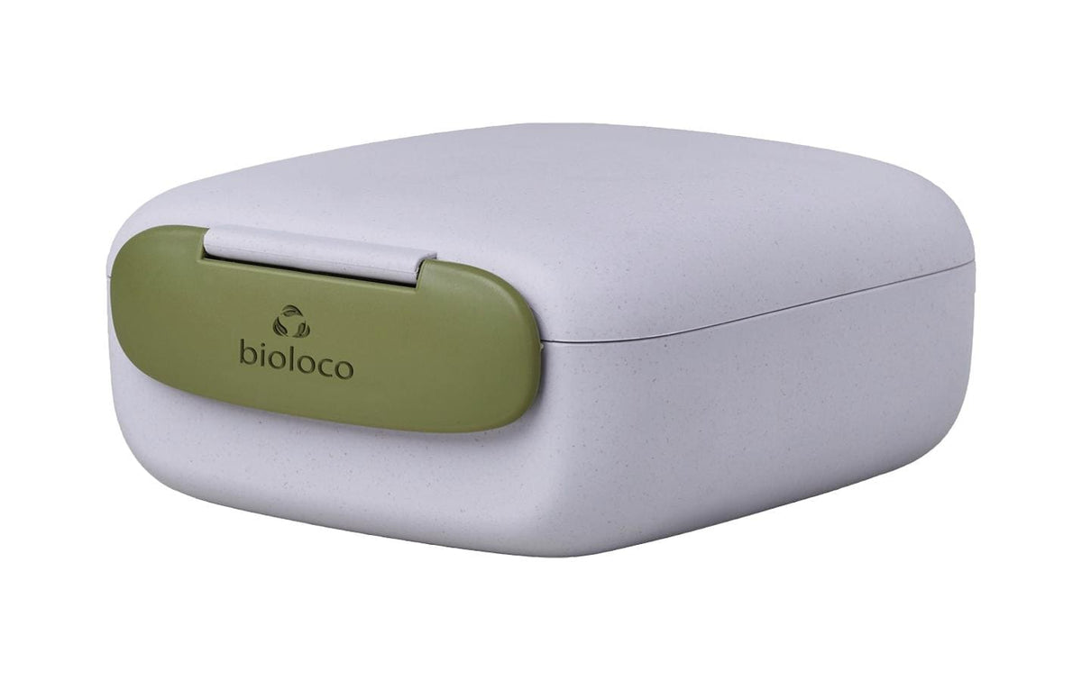 bioloco Lunchbox mini square-Blue grey