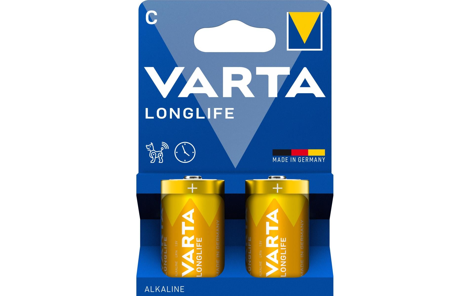 VARTA Batterie Longlife Power C, 2Stk