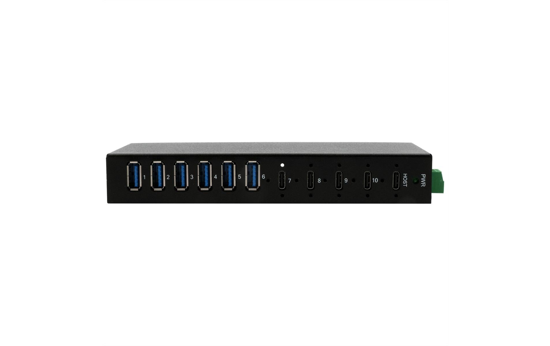 EXSYS EX-12290HMS, 10x USB3.2, Metall HUB