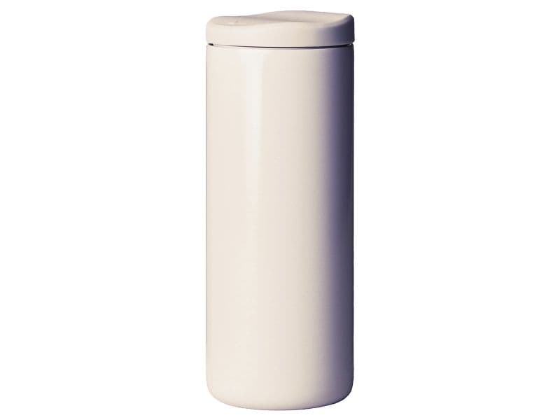 BioLoco | Thermo Kaffeebecher Neo - Pearl | 350ml, Edelstahl, PP Deckel Lock Funktion