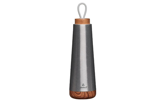 BioLoco, Thermosflasche Loop 500 ml, Silber