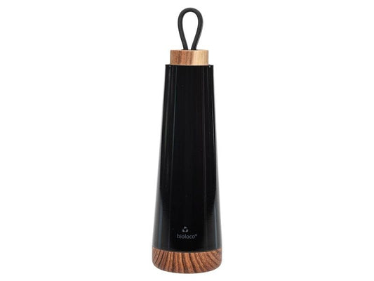 BioLoco | Thermosflasche Loop | 500 ml, Schwarz