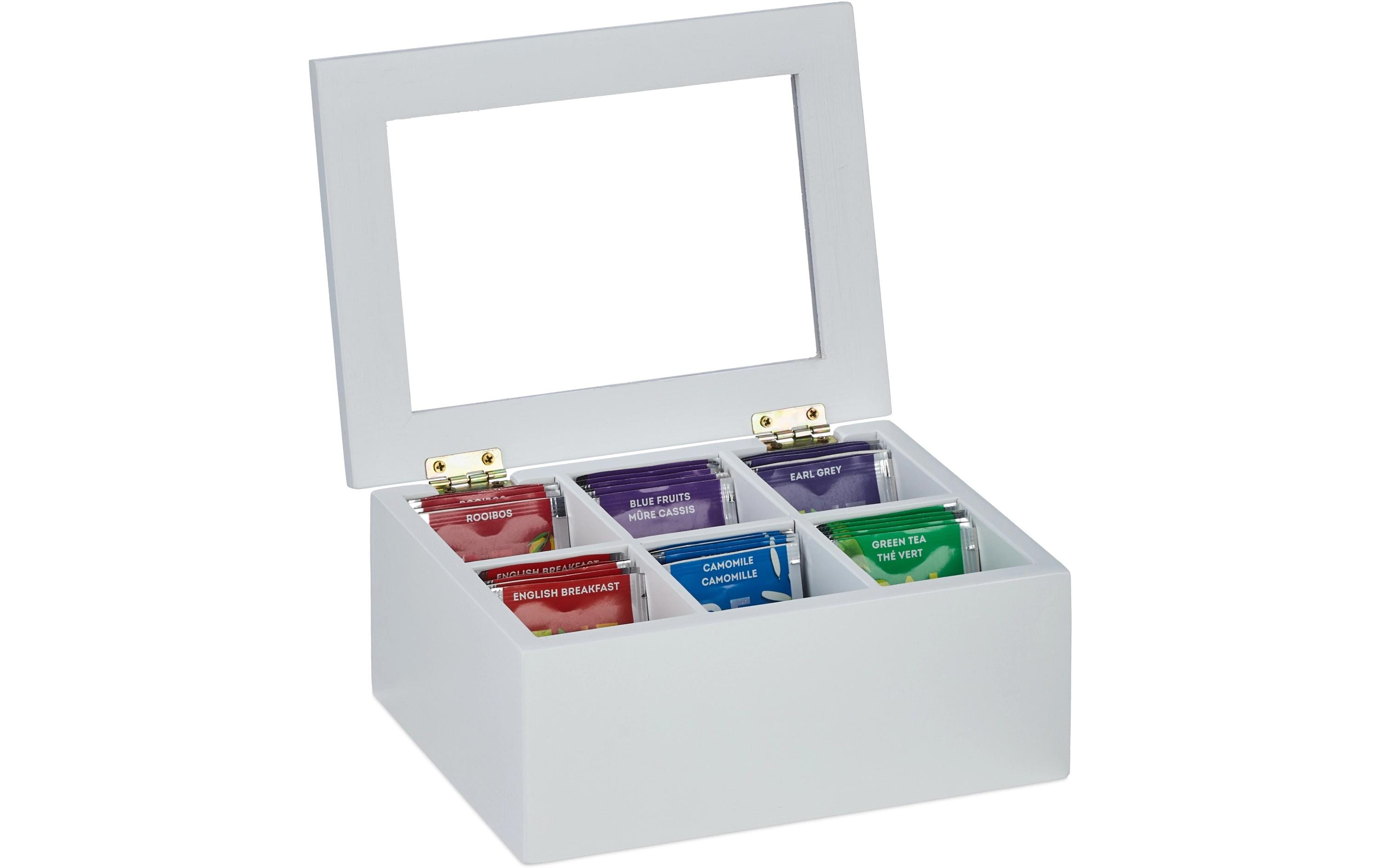 relaxdays Teebeutel-Box