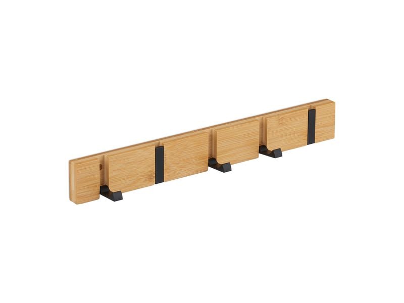 relaxdays | Türgarderobe | Mit 5 Haken klappbar