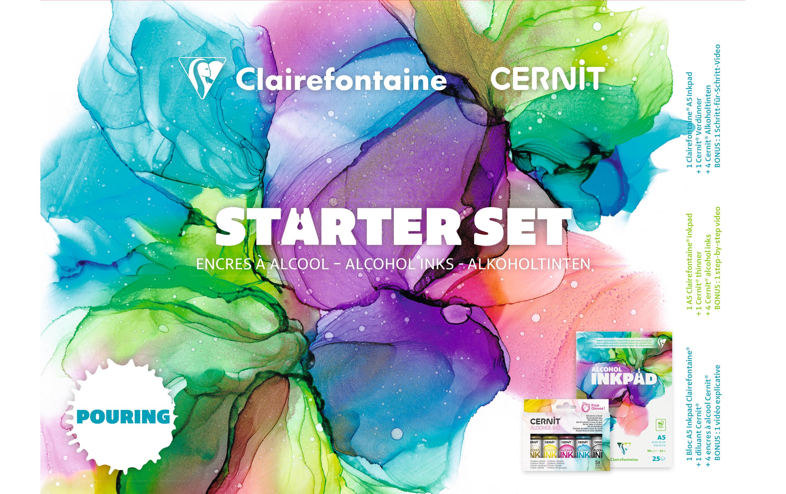 Clairefontaine Starterset Alkoholtinten