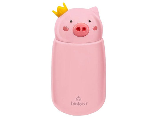BioLoco | Thermos Kinderflasche - Piglet | 320ml , Edelstahl