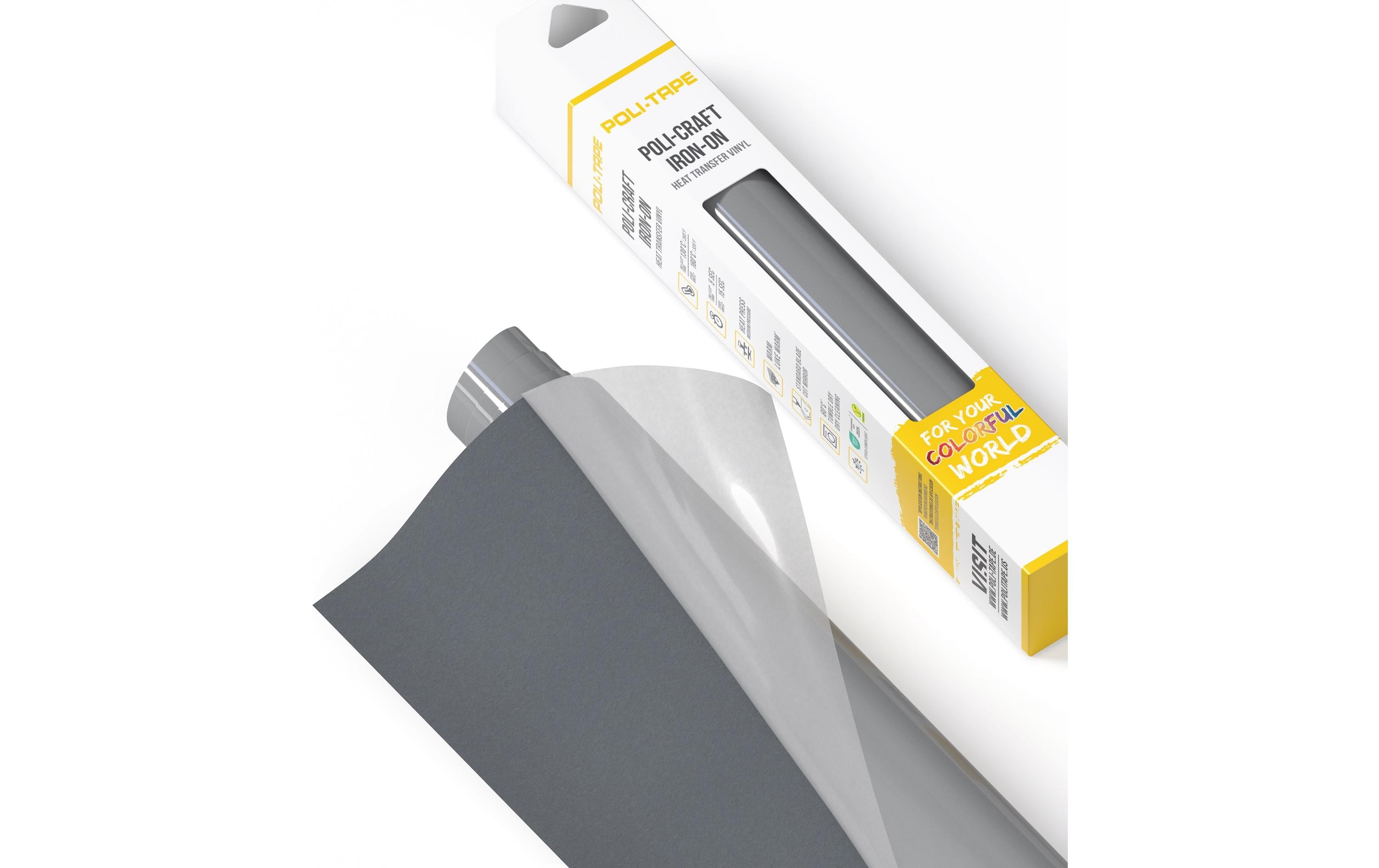 Poli-Tape, Aufbügelfolie Tubitherm Flock, 3
