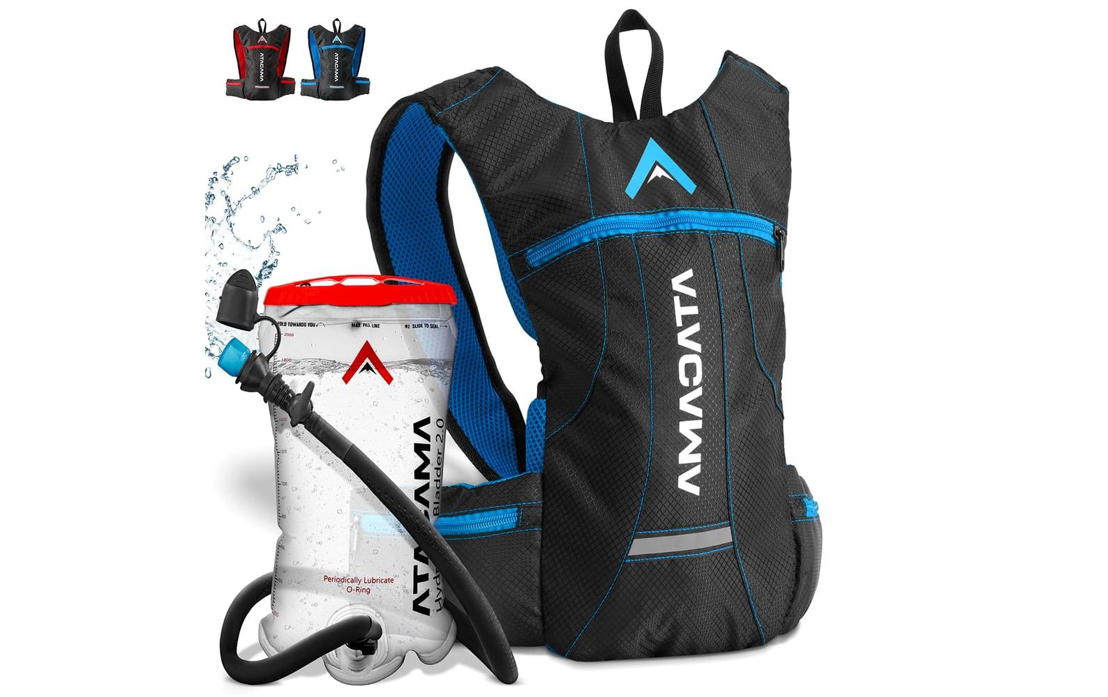 Atacama Rucksack mit Blase blau