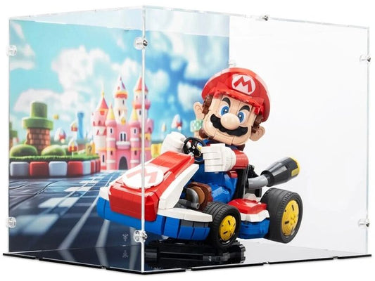 iDisplayit | Acryl-Display für LEGO 72037 | Mario Kart Mario & Standard-Kart