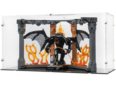 iDisplayit | Acryl-Display für LEGO 10367 | Herr der Ringe Balrog Bücherstütze