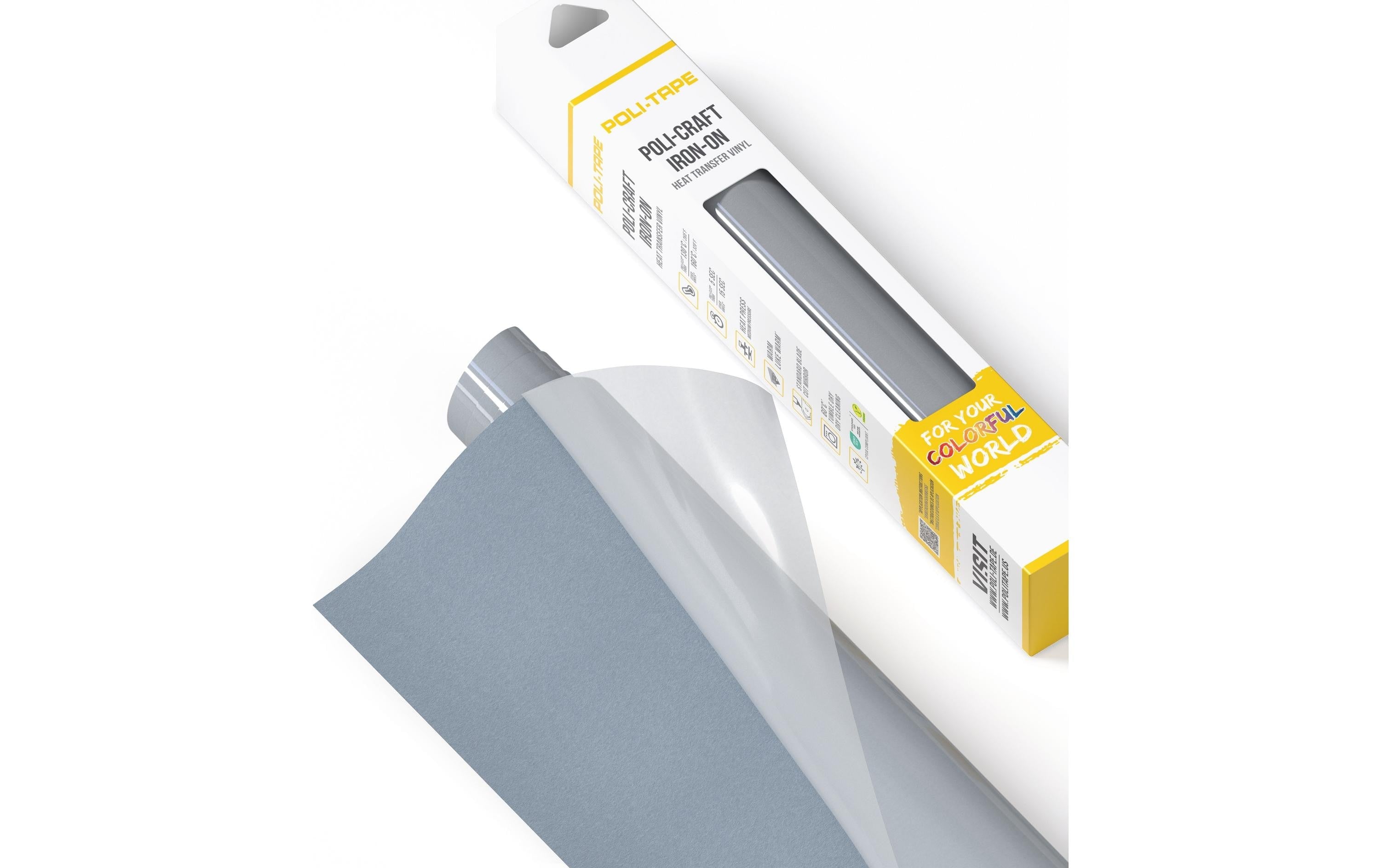 Poli-Tape, Aufbügelfolie Tubitherm Flock, 3