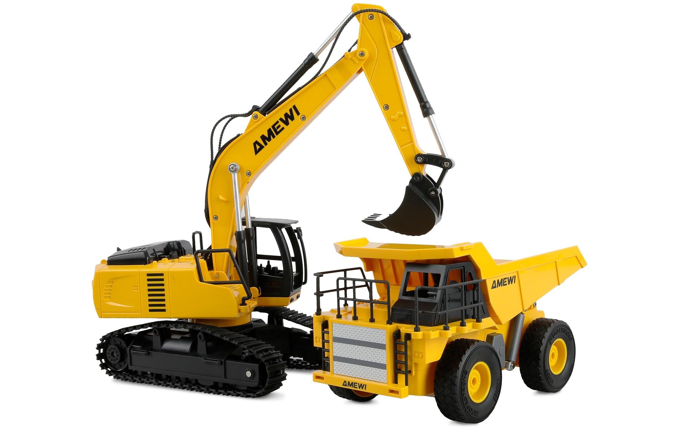 Amewi 2-in-1 Set Kipper & Kettenbagger
