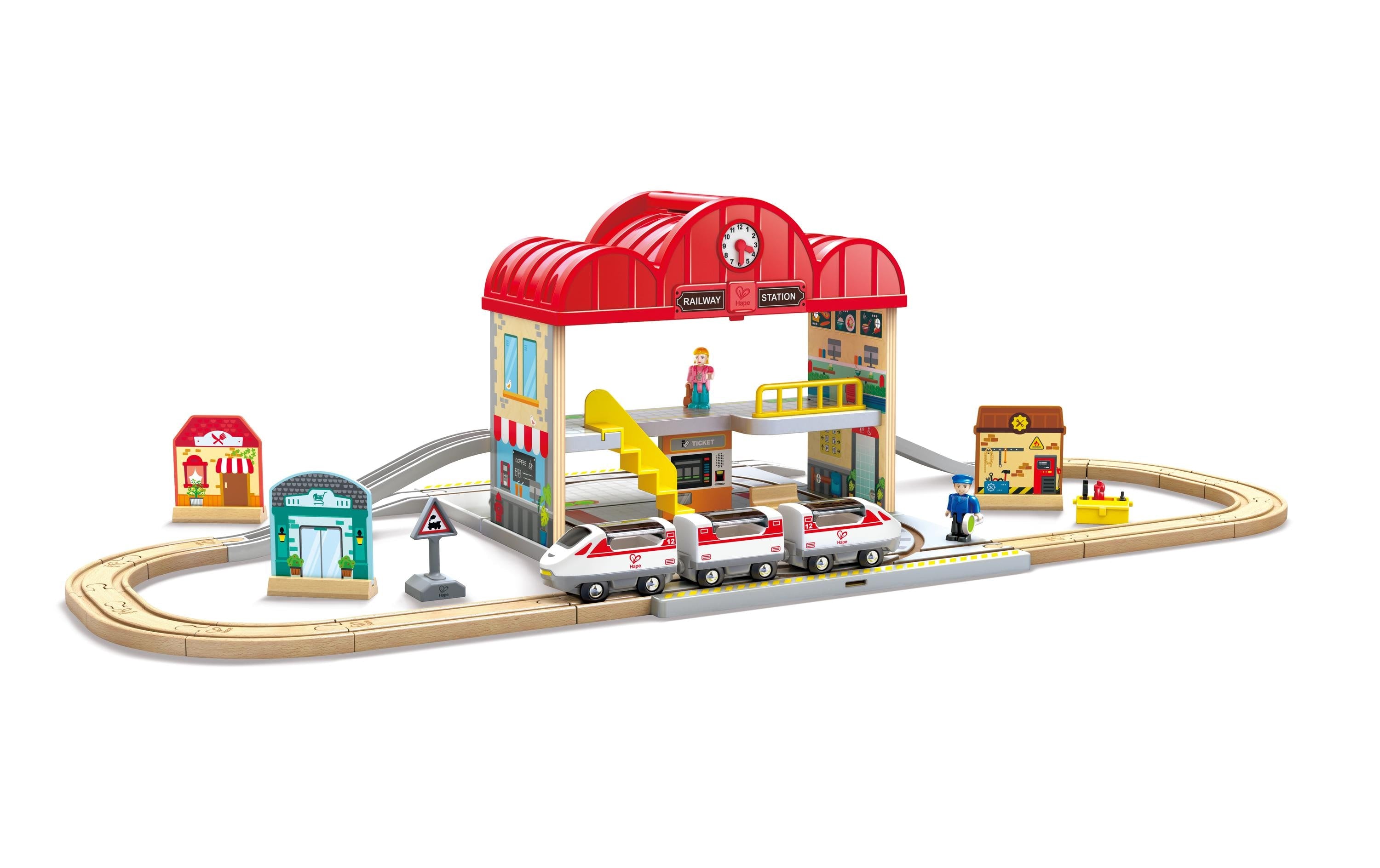Tragbares Bahnhof-Set