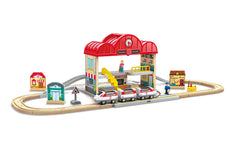 Tragbares Bahnhof-Set
