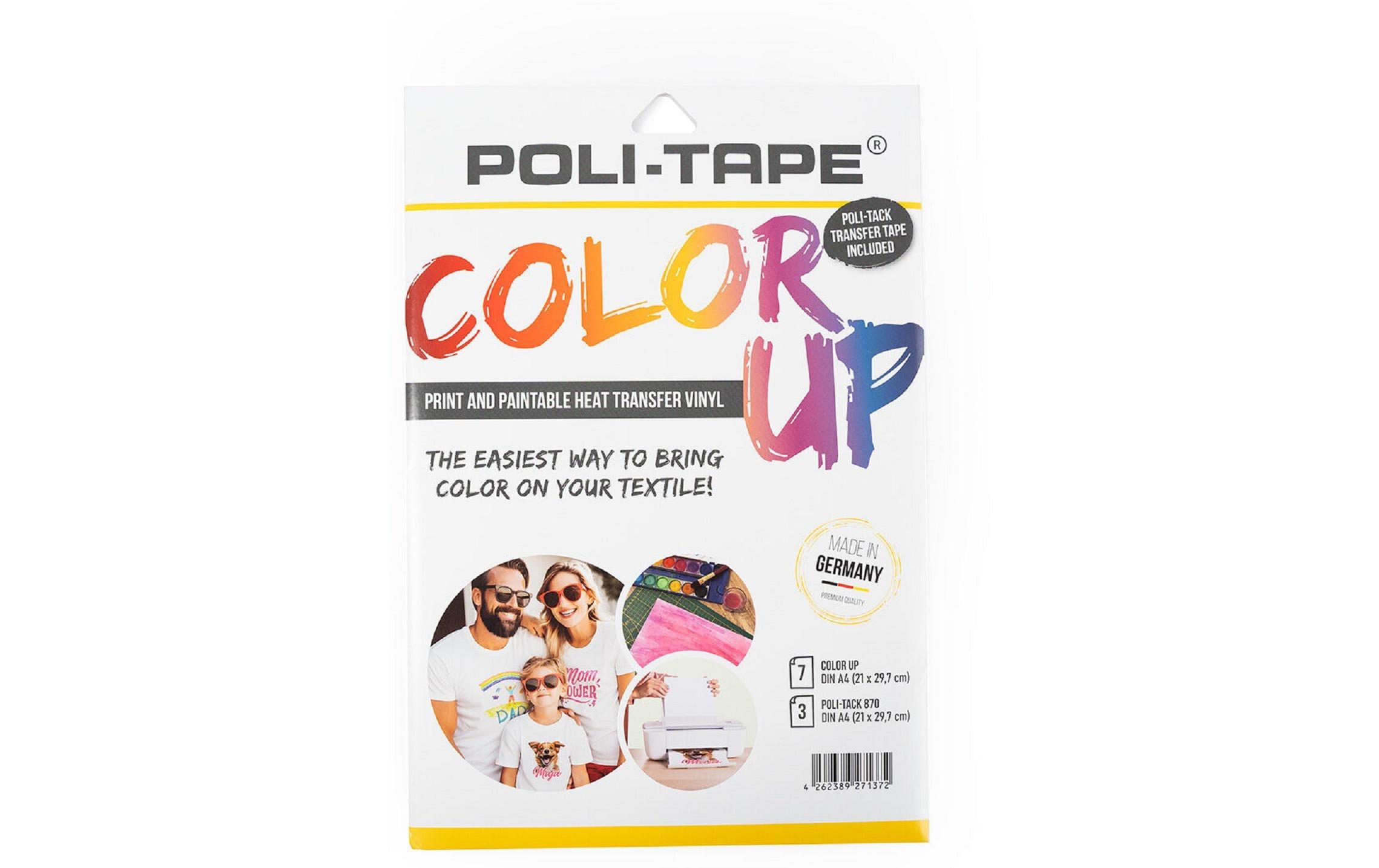 Poli-Tape Aufbügelfolie color up Set
