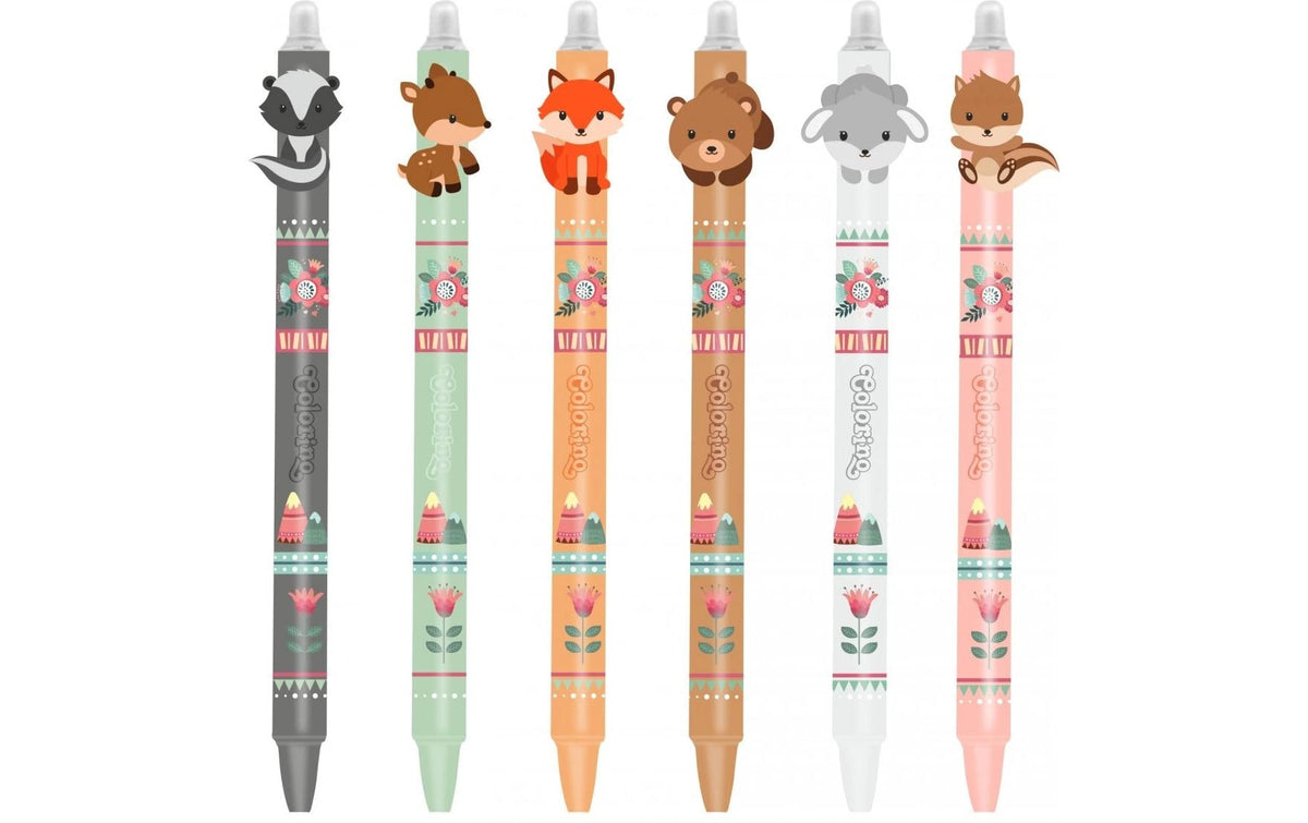 D&F Gelschreiber Radierbar Little Foxes