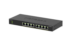 Netgear | GS308LP: 8 Port Switch | 8-Port PoE Gigabit Switch
