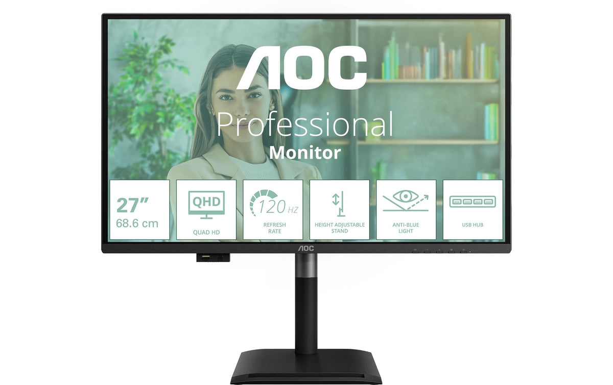 AOC 27 Q27P4U,  IPS, 2560 x 1440, 120 Hz