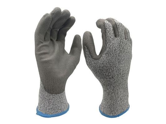 FTM | Arbeitshandschuh | Grösse 9/L, sz-ws, schnittfest, 12er Set