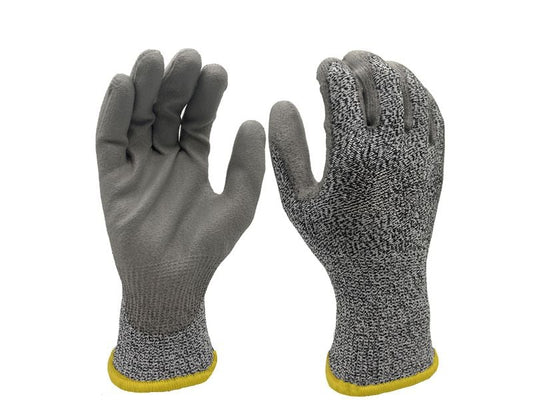FTM | Arbeitshandschuh | Grösse 8/M, sz-grau, schnittfest, 12er Set