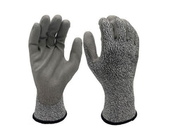 FTM | Arbeitshandschuh | Grösse 10/XL, sz-gra, schnittfest, 12er Set