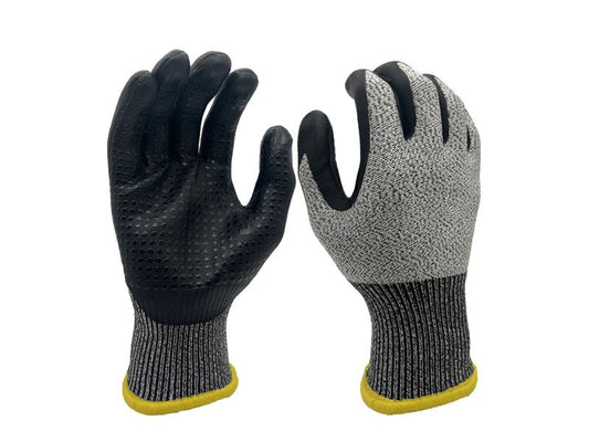 FTM | Arbeitshandschuh | Grösse 8/M, sz-ws, schnittfest, 12er Set