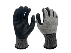 FTM | Arbeitshandschuh | Grösse 10/XL, sz-ws, schnittfest, 12-er Set