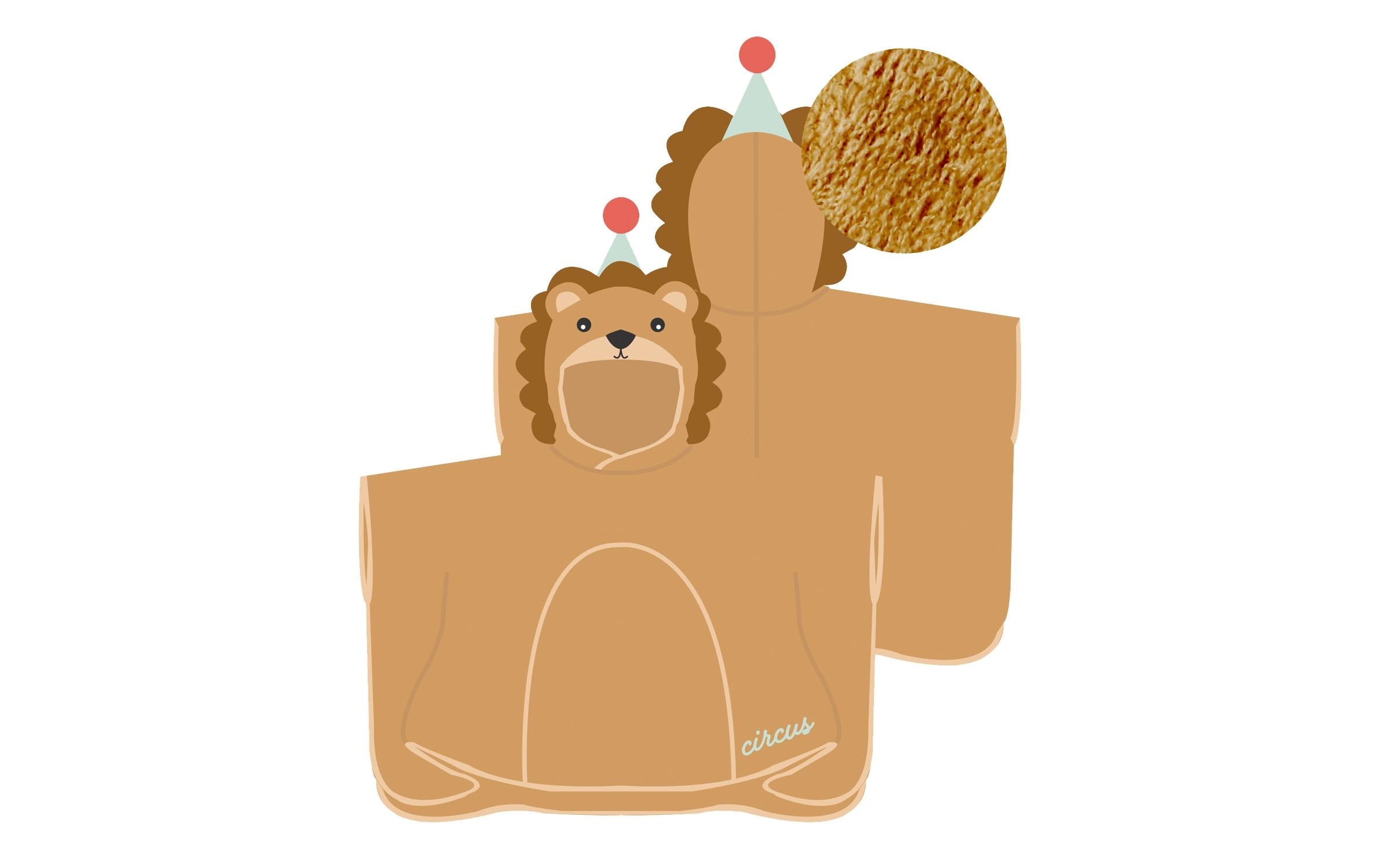 ChicMic Kinder Poncho - Lion