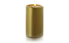 balthasar LED Kerze Novita mittel gold