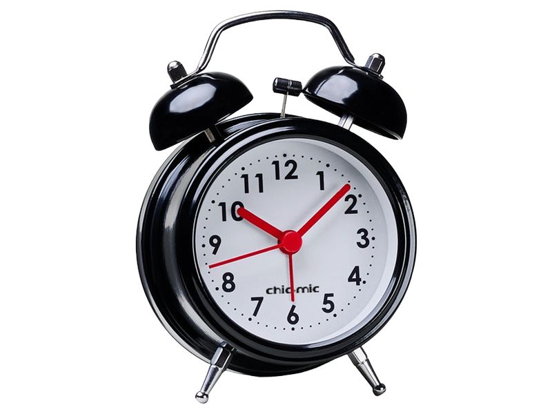 Chic Mic | ChicMic Alarm Clock - Timeless | 8x12cm, Glocken Alarm,Licht,Batterie exkl.