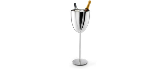 Philippi | Champagnerkühler m. Standfuss | Monaco Inox ø 25x72