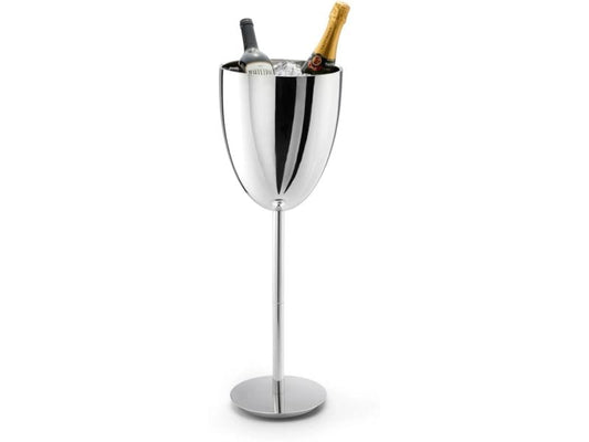 Philippi | Champagnerkühler m. Standfuss | Monaco Inox ø 25x72