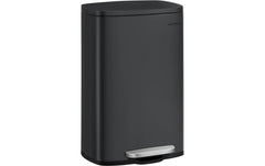 Songmics Treteimer 50 Liter, Schwarz