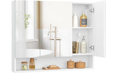 Vasagle Spiegelschrank, Weiss